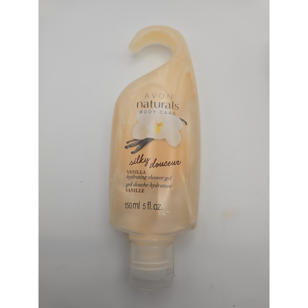 Avon Naturals Body Moisturizing Shower Gel Vanilla 5 oz Full Size New